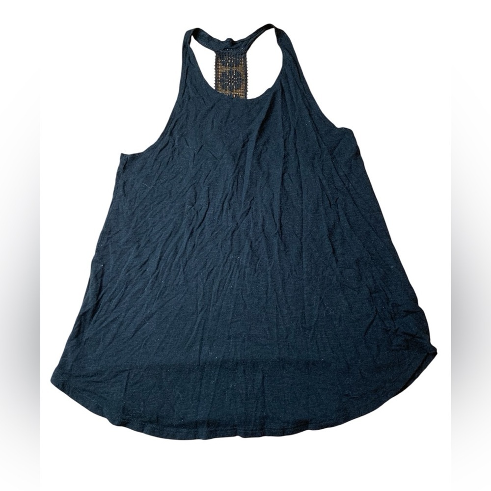 ⚡️American Eagle Black Crochet Lace Racerback Tank Top - Small